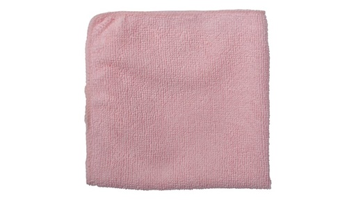 [RCP1820577] Rubbermaid Light Commercial Microfiber Cloth 12"x12"  Red/Pink