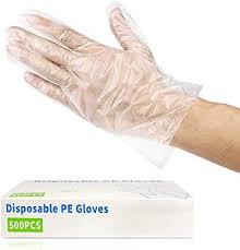 [GL_PE Gloves] Polyethylene Gloves N.S. Plain ..(each = 100st)