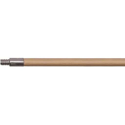 [E078/REN03985] E078/REN03985..Renown 60" Metal Tip Wood Broom handle..15/16"