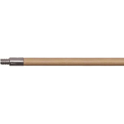 [E078/REN03985] E078/REN03985..Renown 60" Metal Tip Wood Broom handle..15/16"