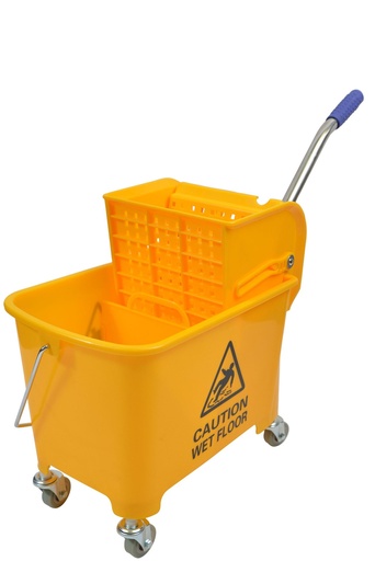 [JANI 1020 - 20QT] Janico Mop Bucket & Wringer Combo 20 QT - Yellow ..