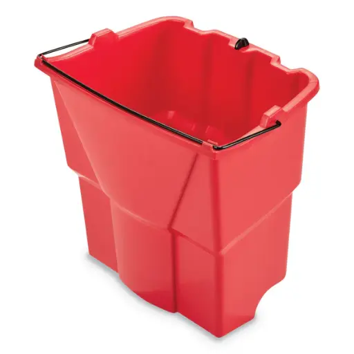 [RCP2064907] RUBBERMAID..WaveBrake 2.0 Dirty Water Bucket, 18 qt, Plastic, Red..35-000-000