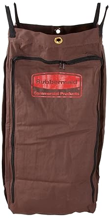 [9T04] Replacement bag for 6189 Housekeeping cart Canvas Brown linen accessory ..30-010-030