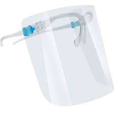 [FaceShield w/Glasses] Faceshields with glasses