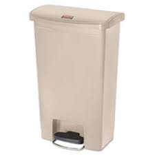 [FG1883458] 1883458 - Rubbermaid..Slim Jim STEP-ON CONTAINER - 13G/50L..BEIGE