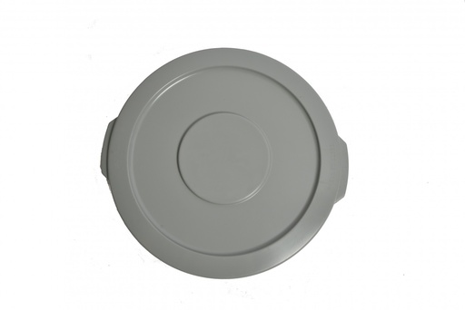 [JANI 1055-02GY] Grey Round Container lid for 55 Gallon Garbage Can 