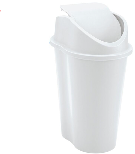 [Rimax Vuilnisbak - 5 liter] RIMAX Papelera - Vuilnisbak 5 liter - Wit - Inclusief Deksel 