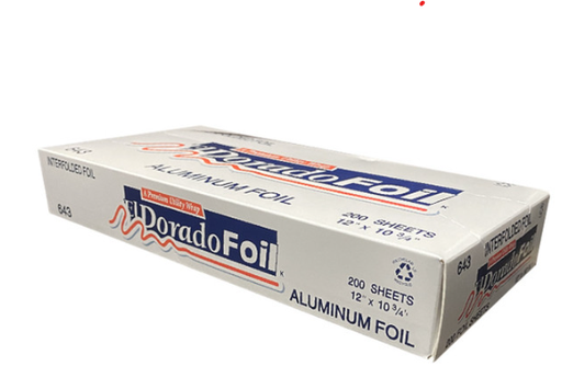 [206085/ 643 / 720M] Probrands Aluminium Foil Pop Up Sheets 200each (1cs=12x200)