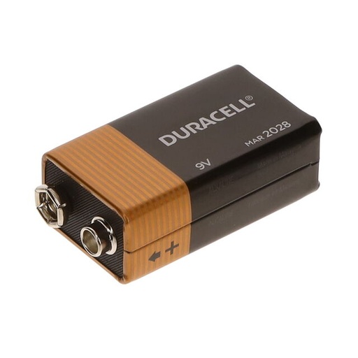 [9V] 9V Battery duracell..Kast kantoor..