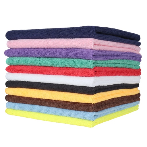 Microfiber Towel - 16x16 - 49gr each (1box=15x12pcs)