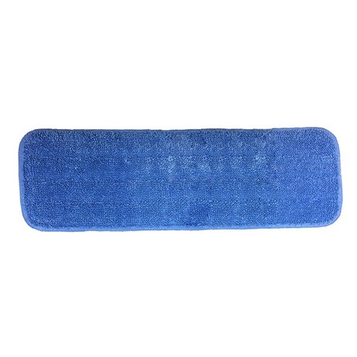 Microfiber Flat Wet Mop pad with Velcro backing - 18" 1Box= 10x12pcs 