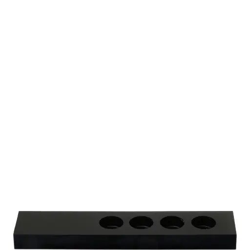 [6150015 tsc] Spa Collection - Display Zwart voor Tubes 4 Gaten