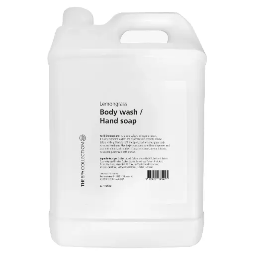 [6905101] The Spa Collection - Lemongrass 5Ltr Refill Body wash / Handsoap..1box = 2each