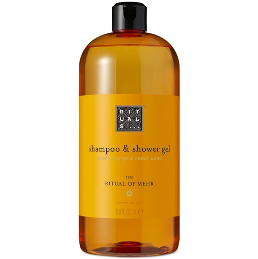 [1116666 / 1120829 rit] The Ritual of MEHR - ..Shampoo & Shower 1000ml gel Refill - 1bx/8pcs