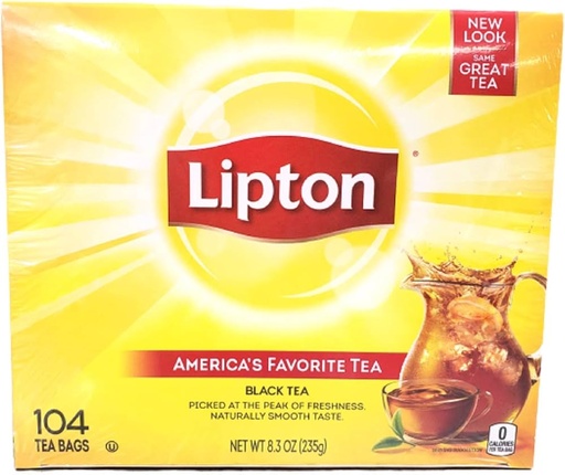 [Tea_104] Lipton Tea 104st ..1pack = 3/104st