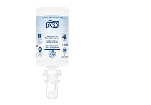 [400031] Tork Extra Mild Hand Washing Liquid Soap S4 - 1Ltr (Bx=6each)